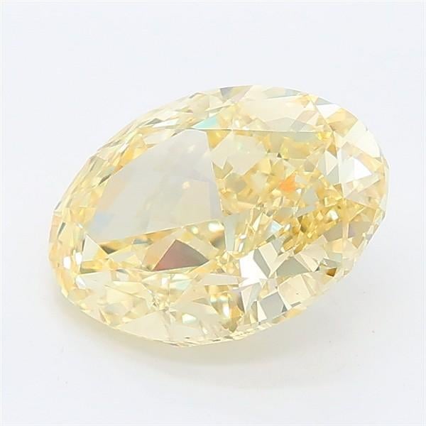 2.20 Ct. Fancy Yellow Oval Lab Grown Diamond
