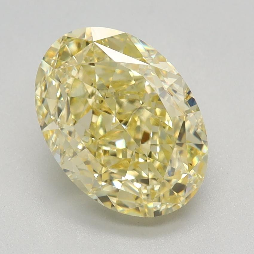 2.31 Ct. Fancy Intense Yellow Oval Lab Grown Diamond