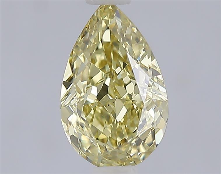 1.07 Ct. Fancy Intense  Yellow Pear Lab Grown Diamond