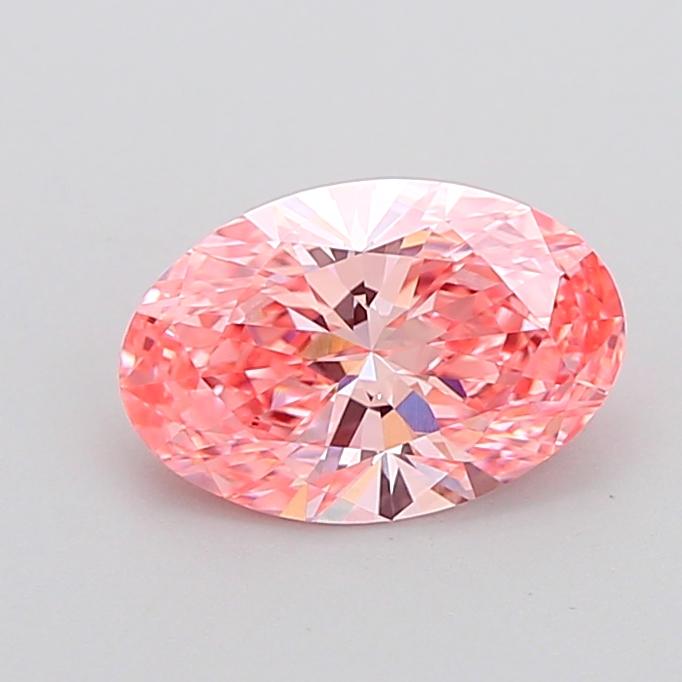 1.80 Ct. Fancy Vivid None Pink Oval Lab Grown Diamond