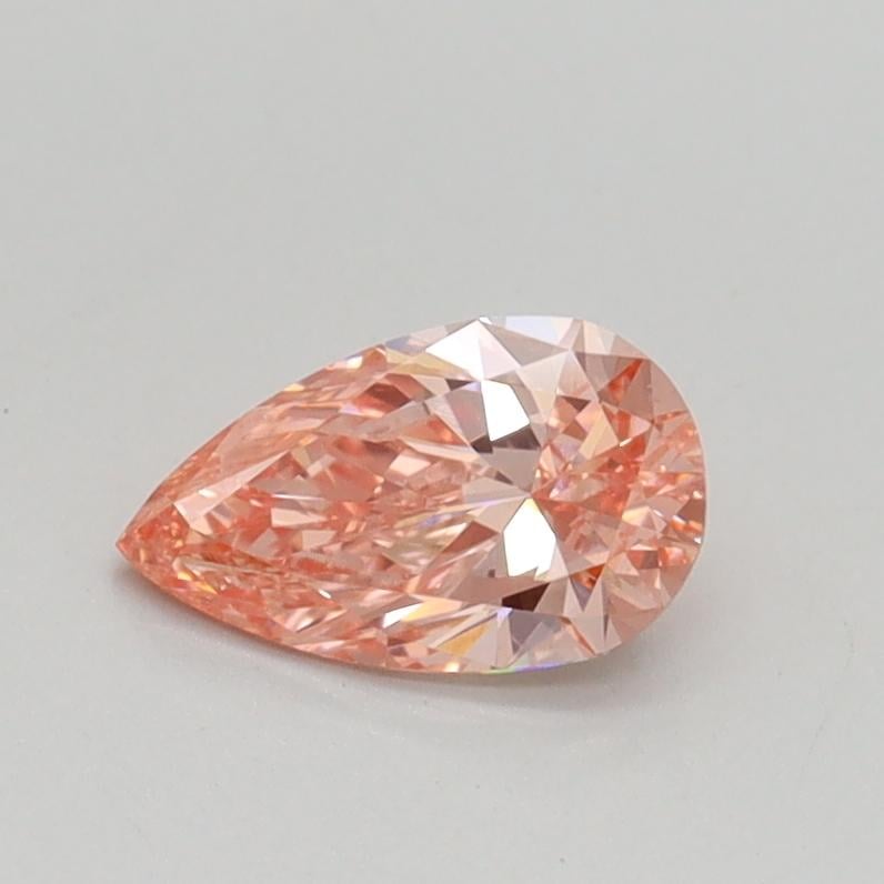 0.51 Ct. Fancy Intense Pink Pear Lab Grown Diamond