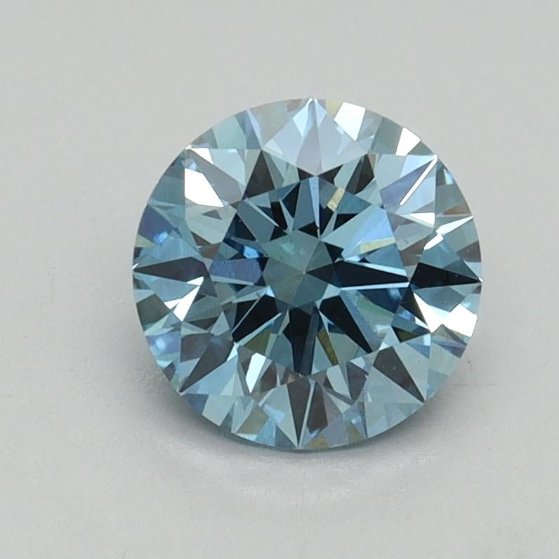 1.13 Ct. Fancy Vivid Blue Round Lab Grown Diamond