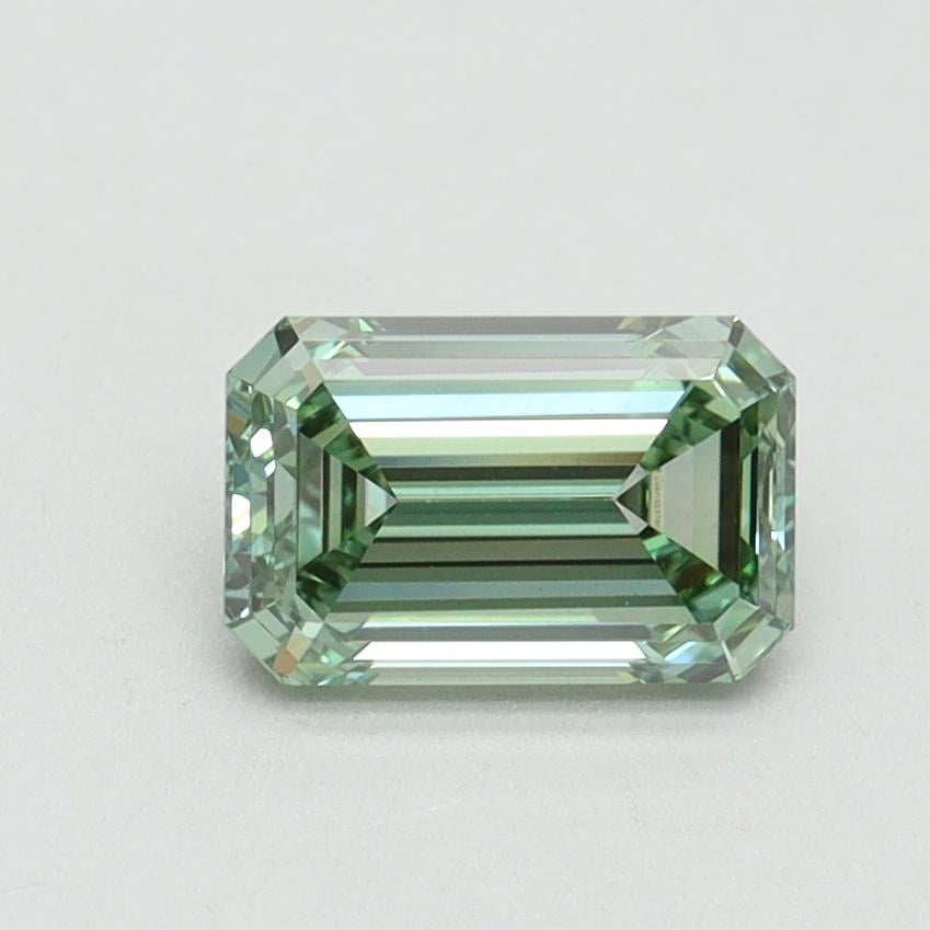 1.01 Ct. Fancy Intense Green Emerald Lab Grown Diamond