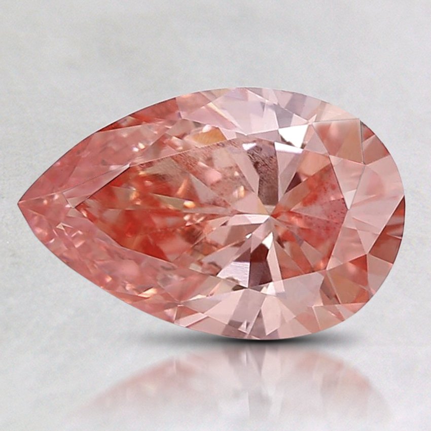 1.22 Ct. Fancy Deep Pink Pear Lab Grown Diamond