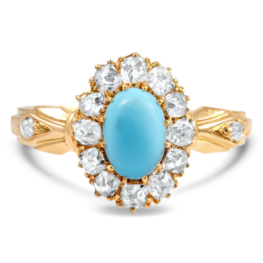 Victorian Turquoise Vintage Ring