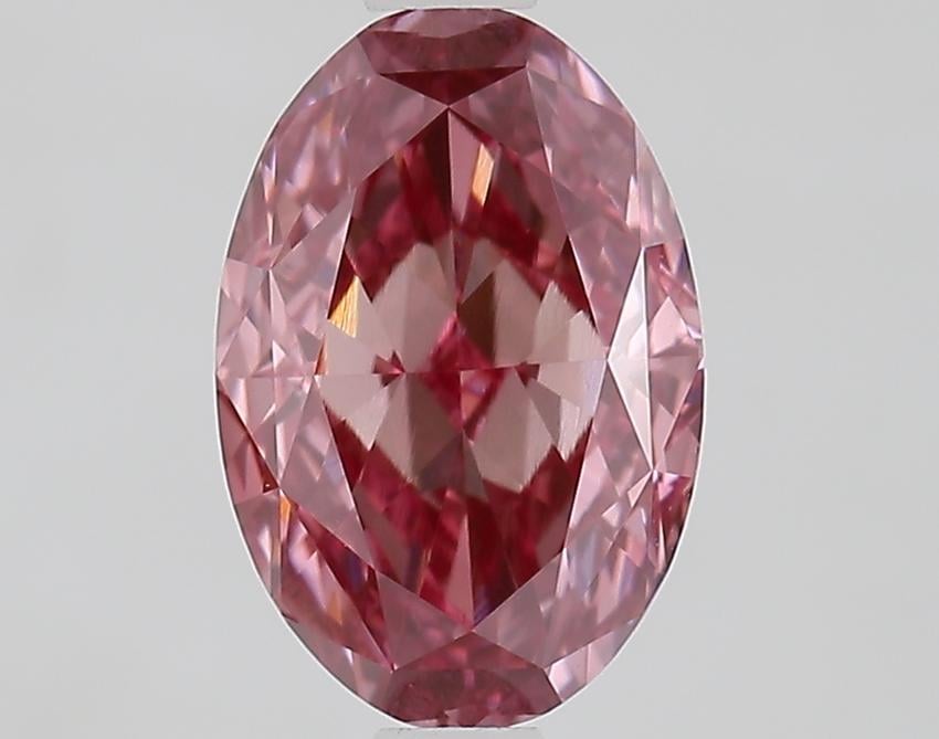 1.55 Ct. Fancy Vivid Pink Oval Lab Grown Diamond