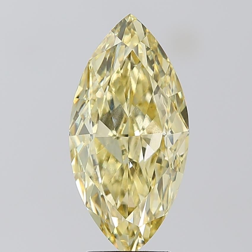 4.00 Ct. Fancy Intense Yellow Marquise Lab Grown Diamond