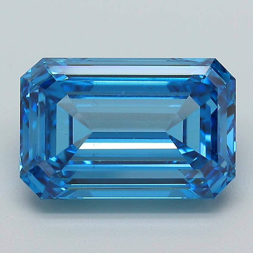 5.01 Ct. Fancy Vivid Blue Emerald Lab Grown Diamond