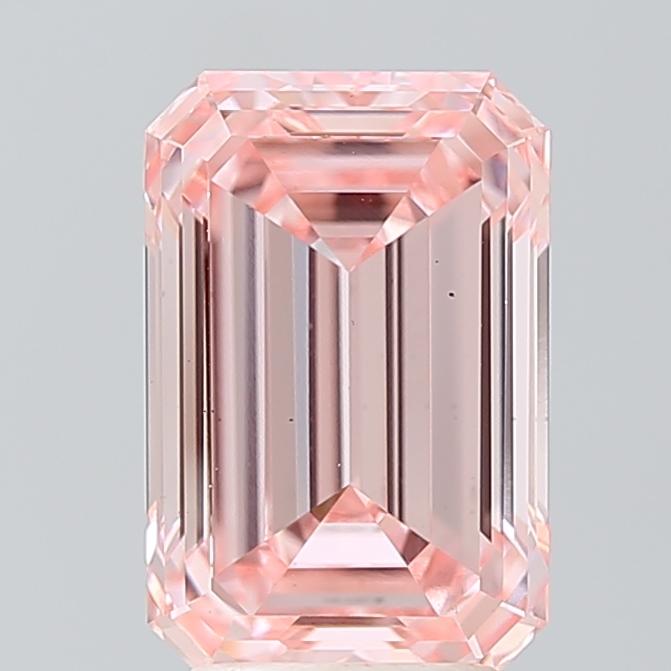 3.58 Ct. Fancy Intense Pink Emerald Lab Grown Diamond