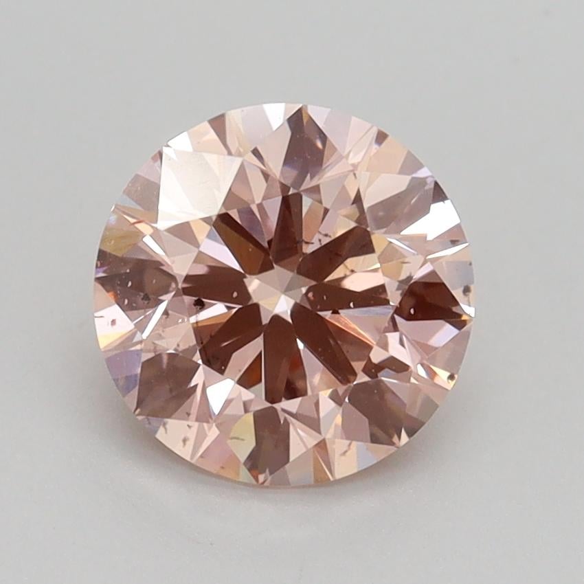 1.58 Ct. Fancy Intense Pink Round Lab Grown Diamond
