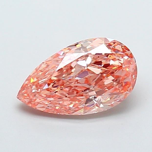 2.08 Ct. Fancy Intense  Pink Pear Lab Grown Diamond