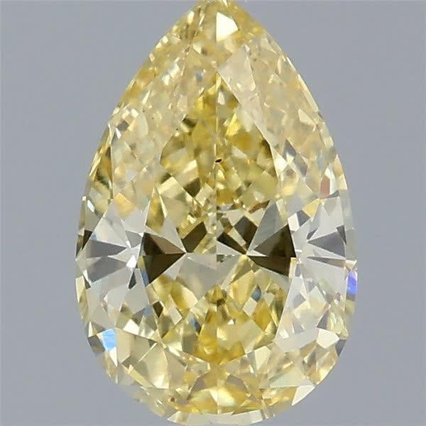 1.02 Ct. Fancy Intense Yellow Pear Lab Grown Diamond