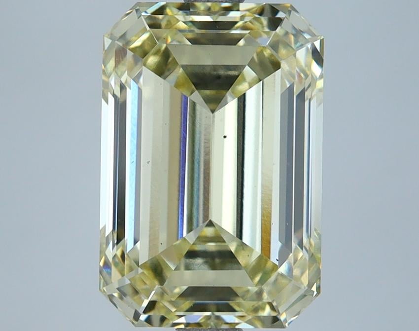 4.53 Ct. Fancy Light Yellow Emerald Lab Grown Diamond