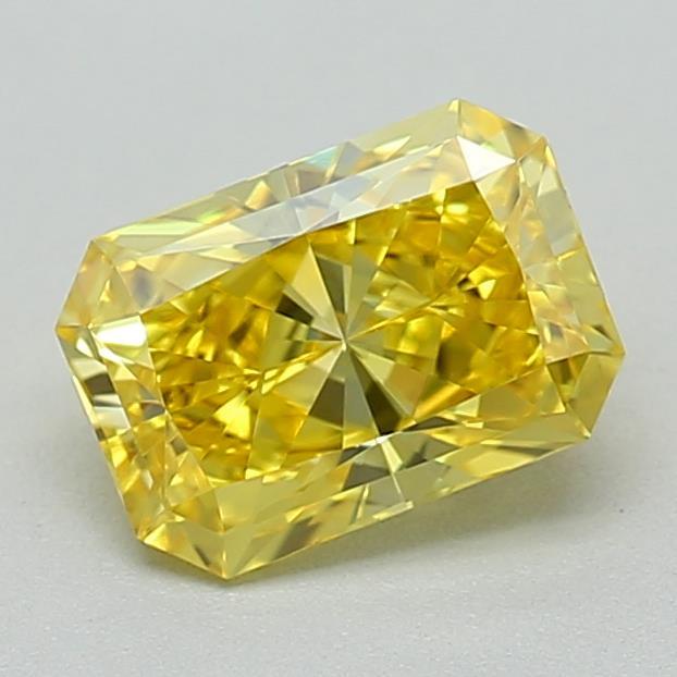0.50 Ct. Fancy Vivid Yellow Radiant Lab Grown Diamond