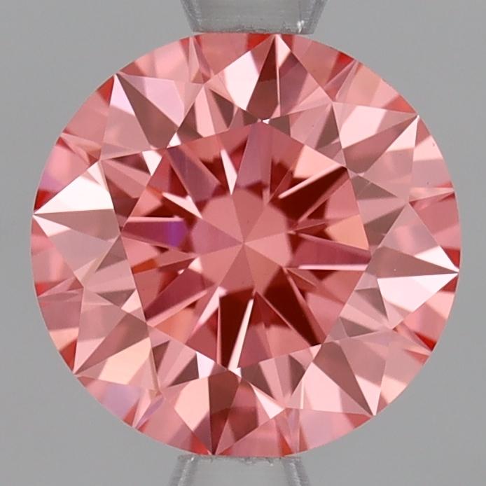 1.07 Ct. Fancy Vivid Pink Round Lab Grown Diamond