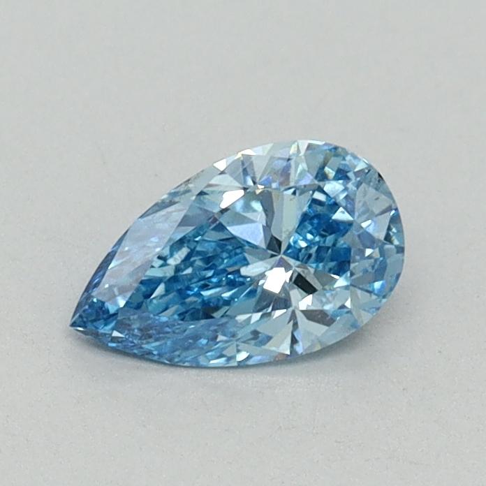 0.40 Ct. Fancy Vivid Blue Pear Lab Grown Diamond