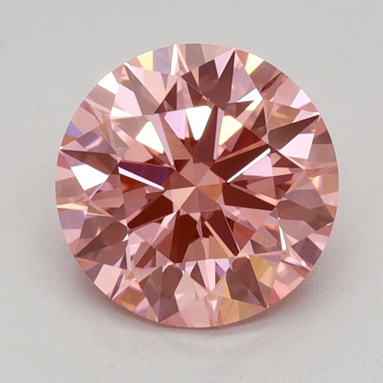 1.05 Ct. Fancy Vivid Pink Round Lab Grown Diamond