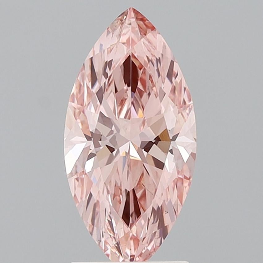 1.91 Ct. Fancy Vivid Pink Marquise Lab Grown Diamond