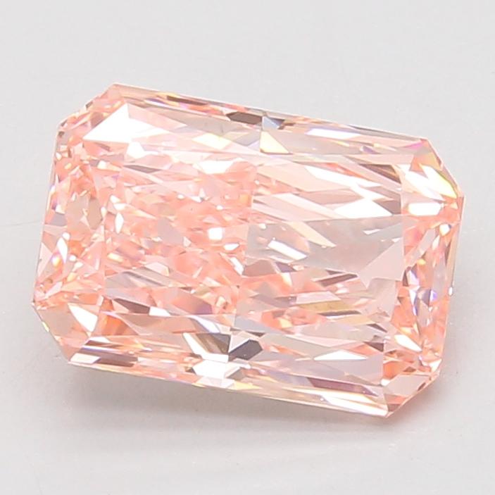 3.08 Ct. Fancy Vivid Pink Radiant Lab Grown Diamond