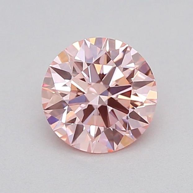 0.31 Ct. Fancy Vivid  Pink Round Lab Grown Diamond