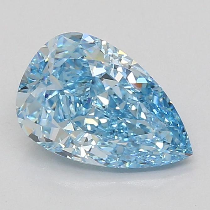 2.10 Ct. Fancy Vivid Blue Pear Lab Grown Diamond