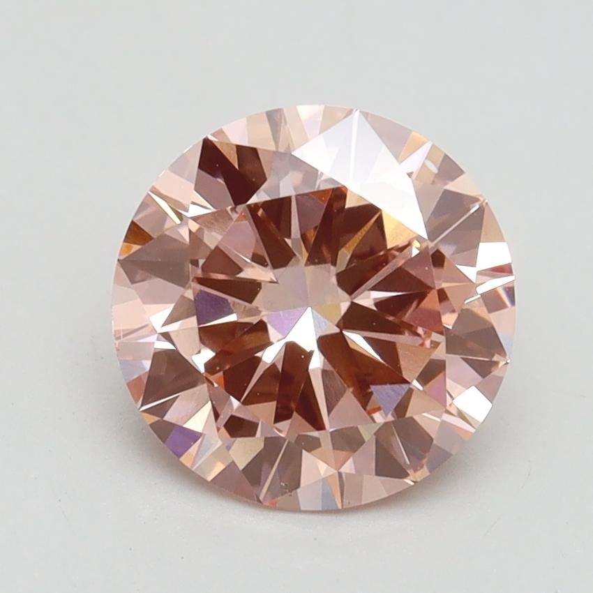 1.80 Ct. Fancy Intense Pink Round Lab Grown Diamond