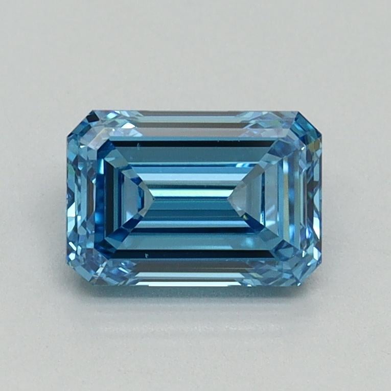 1.00 Ct. Fancy Vivid Blue Emerald Lab Grown Diamond