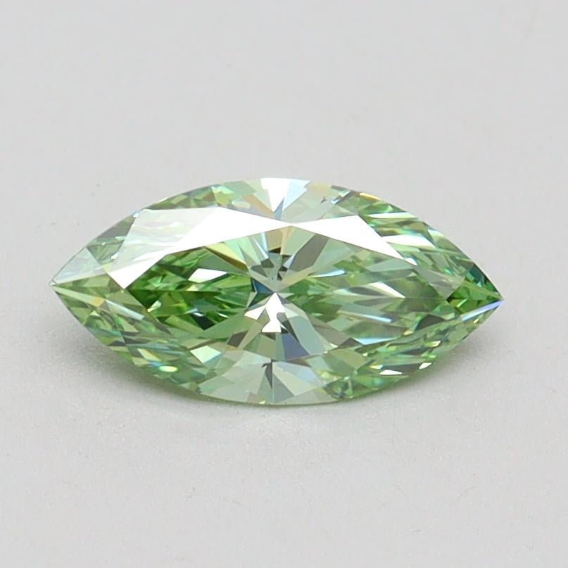 0.60 Ct. Fancy Vivid Green Marquise Lab Grown Diamond