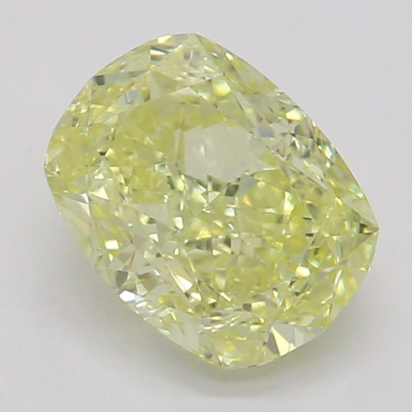 0.80 Ct. Fancy Yellow Cushion Diamond