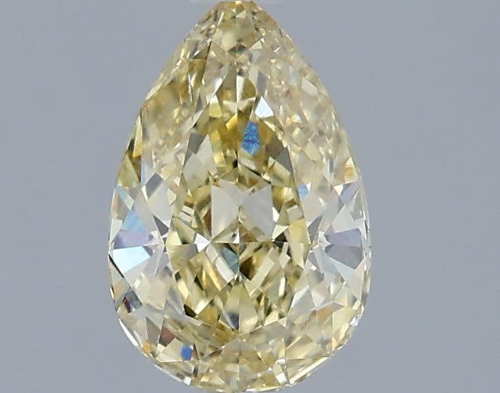 1.10 Ct. Fancy Intense Yellow Pear Lab Grown Diamond