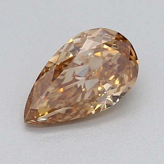 0.37 Ct. Fancy  Brown Pear Lab Grown Diamond