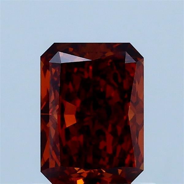 0.90 Ct. Fancy Vivid Orange Radiant Lab Grown Diamond