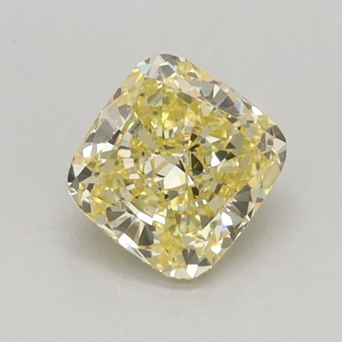 0.49 Ct. Fancy Intense Yellow Cushion Lab Grown Diamond