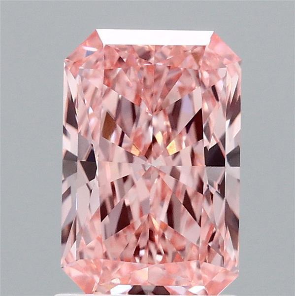 1.53 Ct. Fancy Vivid Pink Radiant Lab Grown Diamond