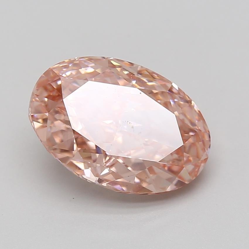5.08 Ct. Fancy Vivid Pink Oval Lab Grown Diamond