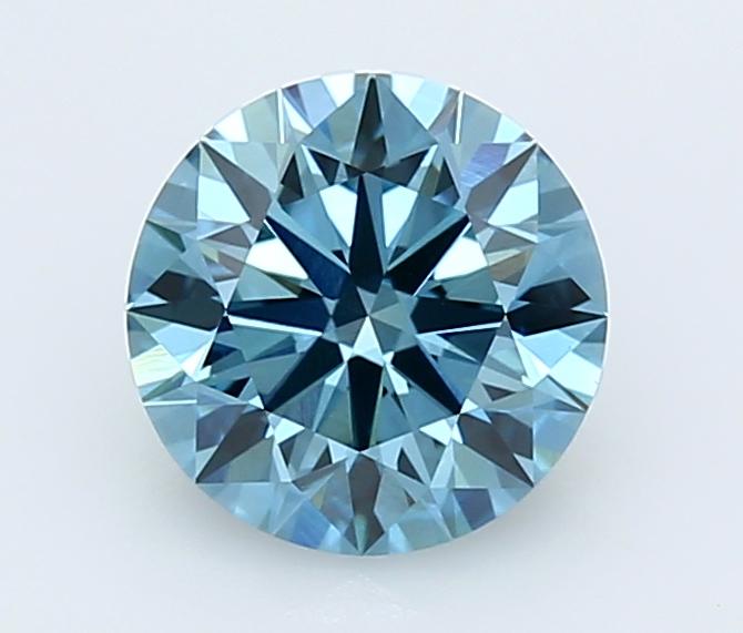 2.0 Ct. Fancy Vivid  Blue Round Lab Grown Diamond