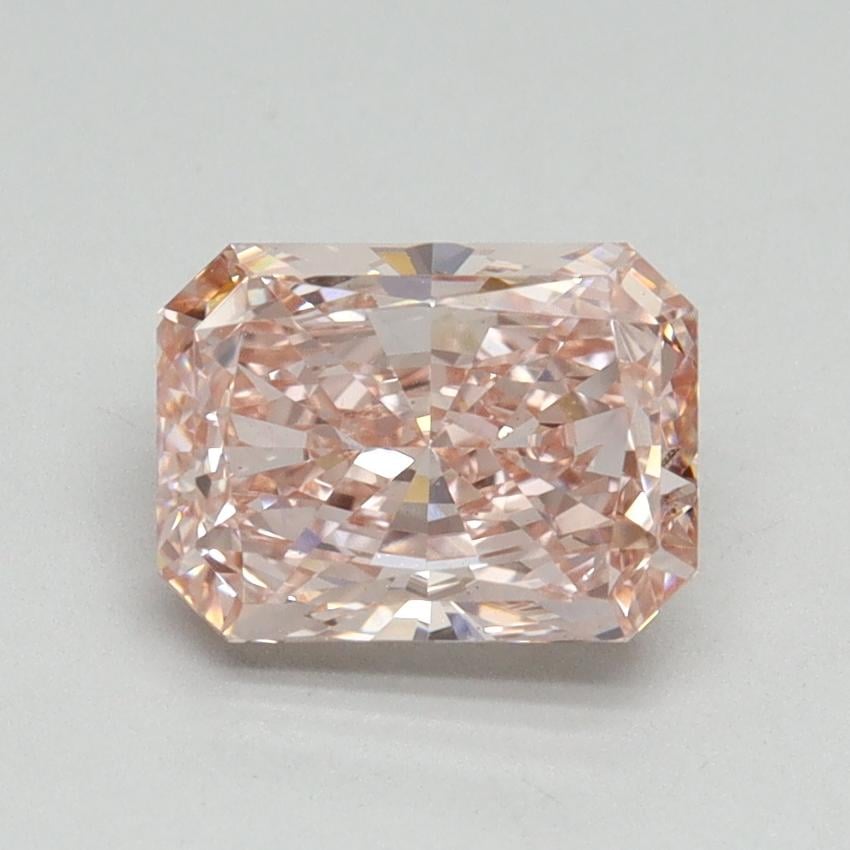 1.54 Ct. Fancy Vivid Pink Radiant Lab Grown Diamond