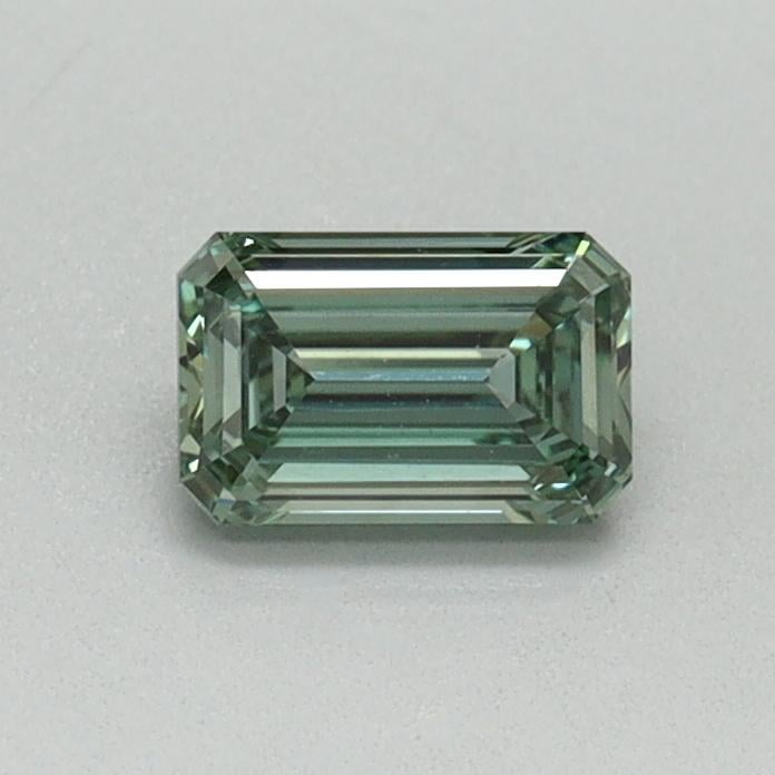 0.44 Ct. Fancy Vivid Green Emerald Lab Grown Diamond