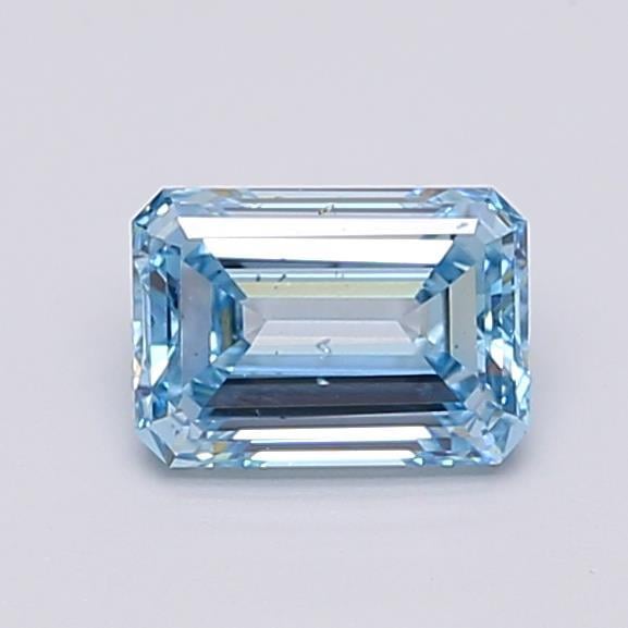 1.00 Ct. Fancy Vivid  Blue Emerald Lab Grown Diamond