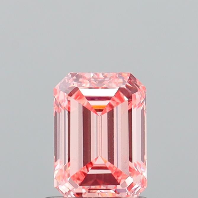 1.22 Ct. Fancy Intense  Pink Emerald Lab Grown Diamond