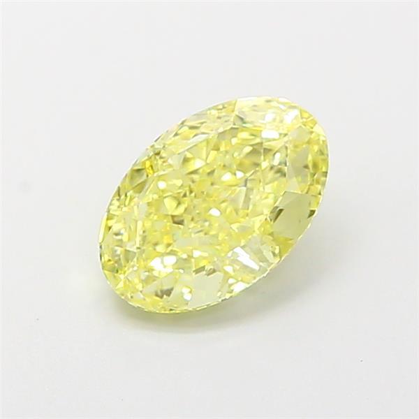 1.20 Ct. Fancy Intense Yellow Oval Lab Grown Diamond