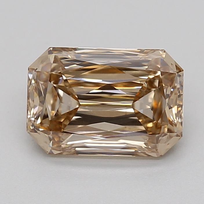 1.10 Ct. Light  Brown Radiant Lab Grown Diamond