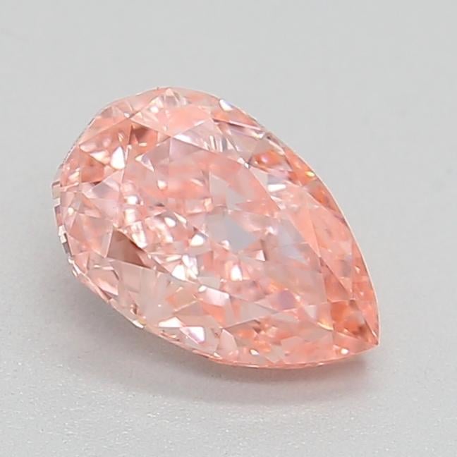 0.53 Ct. Fancy Vivid Pink Pear Lab Grown Diamond