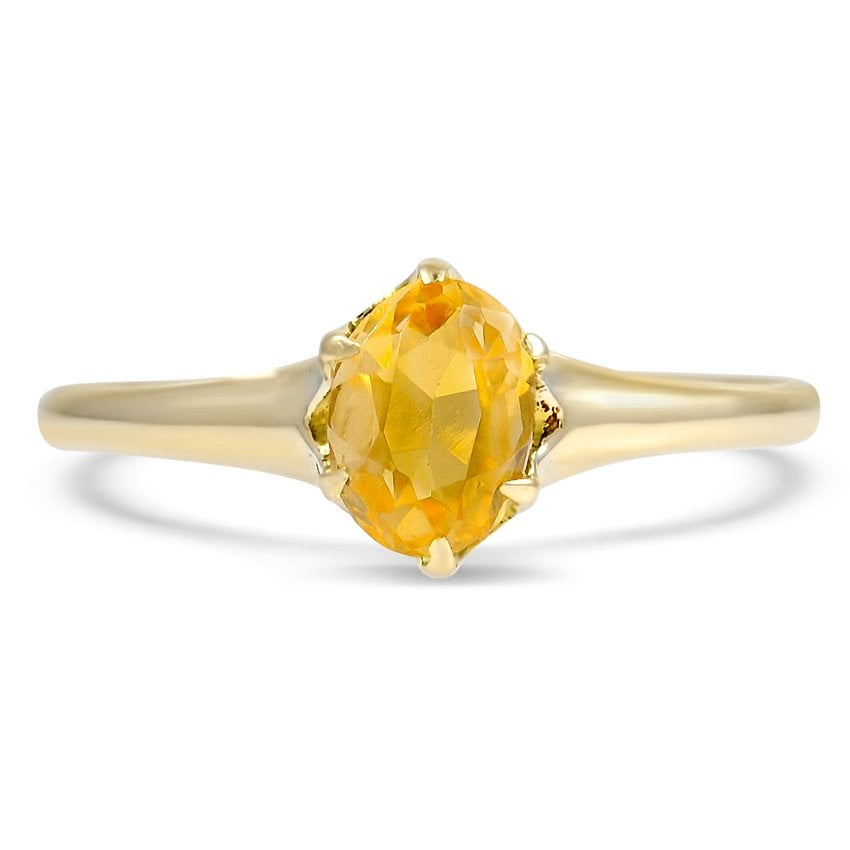 Victorian Citrine Cocktail Ring Beatty Brilliant Earth