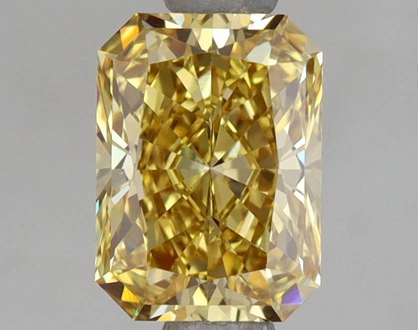 1.56 Ct. Fancy Vivid Yellow Radiant Lab Grown Diamond