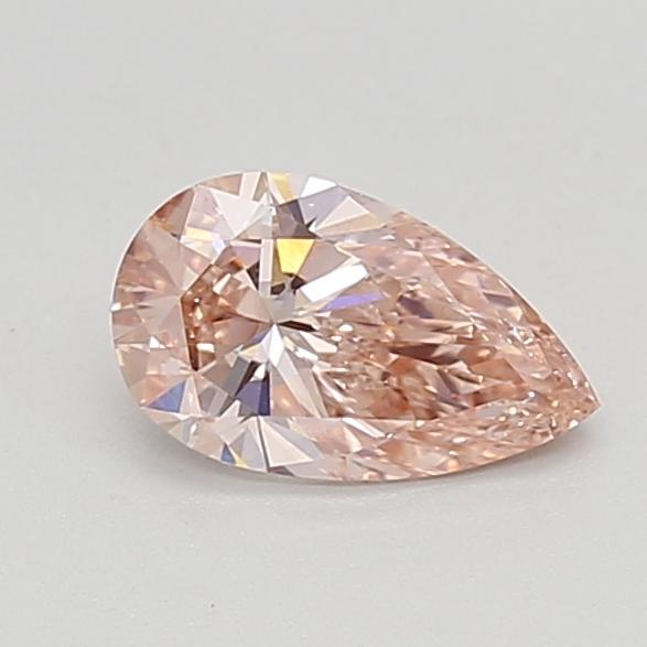 0.78 Ct. Fancy Intense  Pink Pear Lab Grown Diamond
