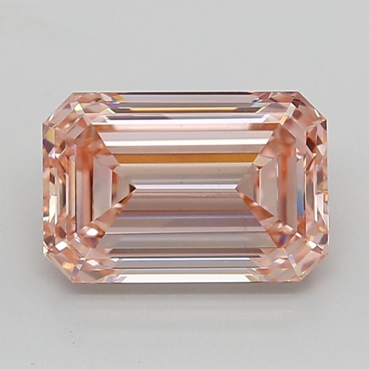 3.28 Ct. Fancy Intense  Pink Emerald Lab Grown Diamond