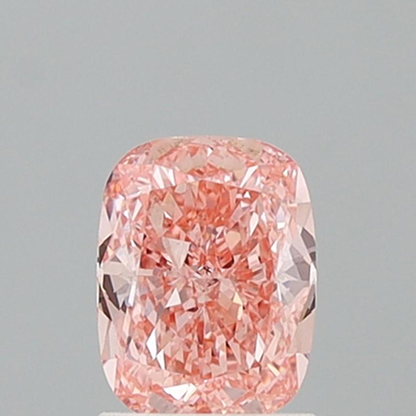 1.38 Ct. Fancy Vivid Pink Cushion Lab Grown Diamond