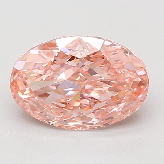 2.48 Ct. Fancy Vivid Pink Oval Lab Grown Diamond
