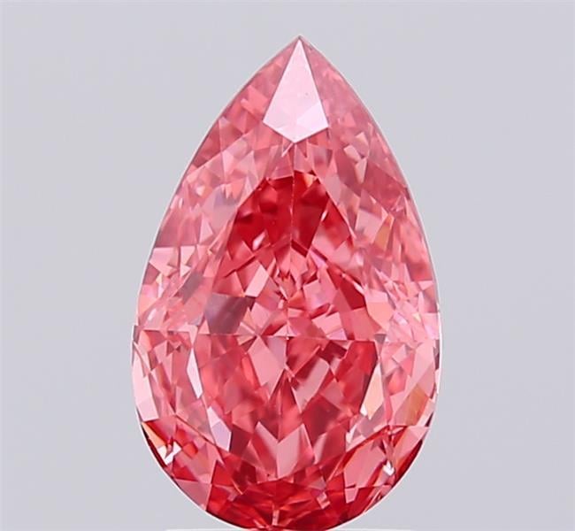 2.01 Ct. Fancy Vivid  Pink Pear Lab Grown Diamond